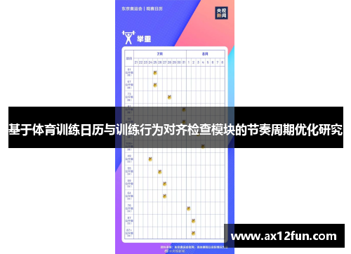 基于体育训练日历与训练行为对齐检查模块的节奏周期优化研究